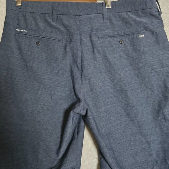 Hurley Nike Dri Fit Shorts Sz 36 Chino Golf Active Athletic Performance Outdoor - Picture 5 of 11